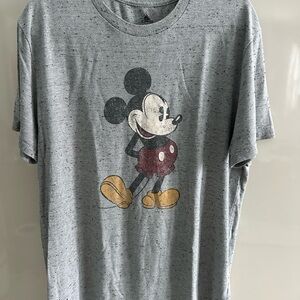Disney Heather Gray Mickey Mouse Tee